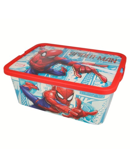 Scatola contenitore Spiderman 38x27x15h