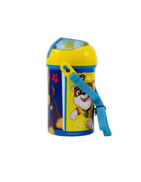 Borraccia compatta 450ml con cannuccia Paw Patrol Pup Powe | Diamante 