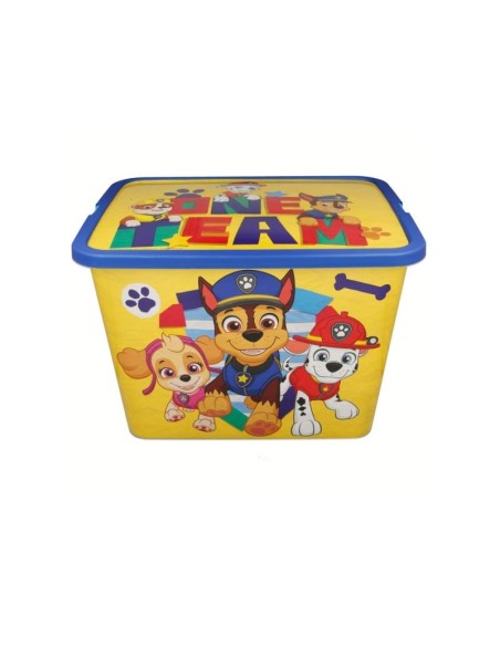 Scatola Contenitore Paw Patrol Boy 38x28x27