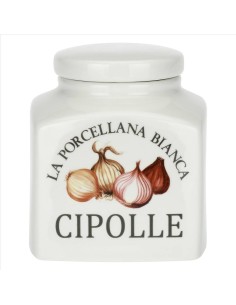 Barattolo Areato Cipolle grande Conserva 3,5L - La Porcellana Bianca 