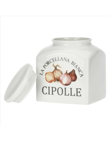 Barattolo Areato Cipolle grande Conserva 3,5L - La Porcellana Bianca 