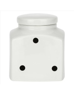 Barattolo Areato decorato Scalogno Conserva 1,8 L La Porcellana Bianca 2