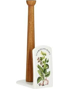 Portarotolo decorato Conserva - La Porcellana Bianca | Diamante Rosa