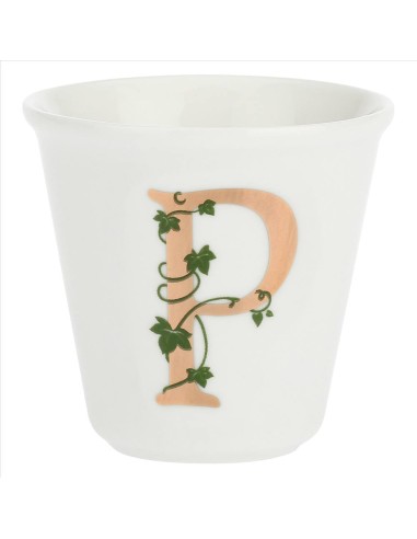 Bicchierino da espresso P con cucchiaino - La Porcellana Bianca