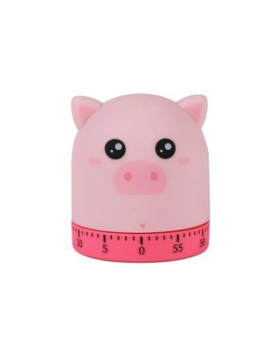 iTOTAL Timer da cucina MAIALINO PIGGY 🐷 | Diamante Rosa