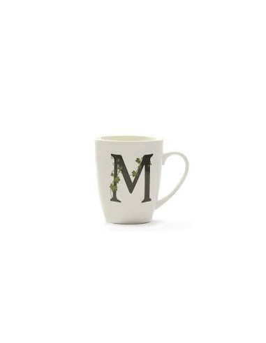 Mug con lettera M Atupertu - La Porcellana Bianca | Diamante Rosa