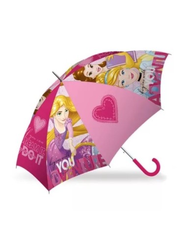 Ombrello semi automatico Principesse Disney 70cm | Diamante Rosa