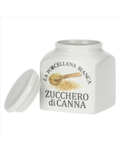 Barattolo decorato Zucchero Di Canna Conserva 1.1 L - La Porcellana Bi