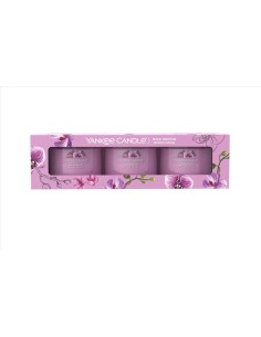 Set 3 minis Wild Orchid Yankee Candle Original | Diamante Rosa