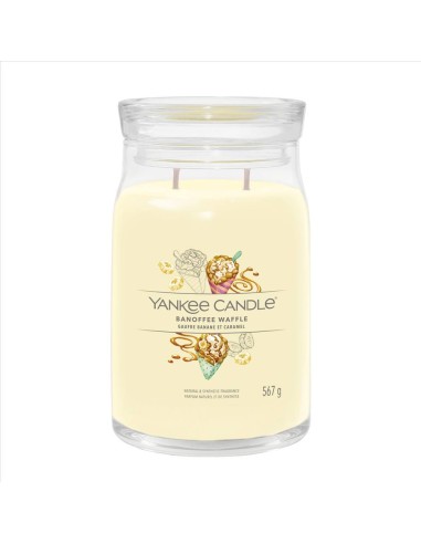 BANOFFEE WAFFLE Giara grande 567gr Signature Yankee Candle 