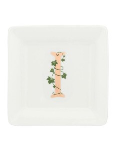 Gift box Piattino Quadrato con lettera 'I' Adorato