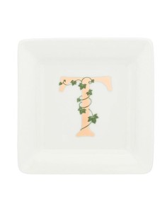 Gift box Piattino Quadrato con lettera 'T' Adorato