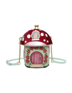 VENDULA LONDON Borsa fungo Toadstool House Fairy Village