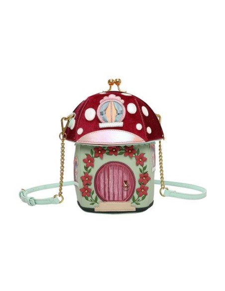 VENDULA LONDON Borsa fungo Toadstool House Fairy Village