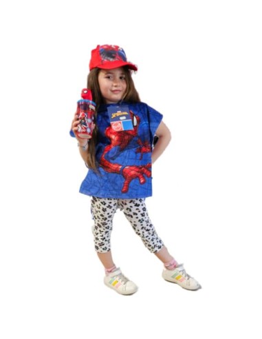Poncho mare SPIDERMAN Hero | Diamante Rosa