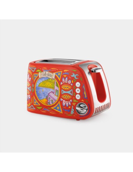 PAGNOSSIN Tostapane rosso Bella Italia