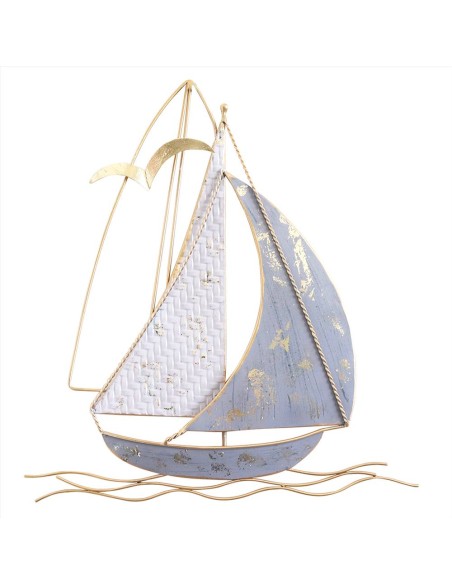 Pannello decorativo 3D da parete barchette 36x39cm | Diamante Rosa