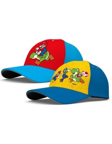 Cappellino da sole SUPER MARIO 2 varianti (1pz) | Diamante Rosa