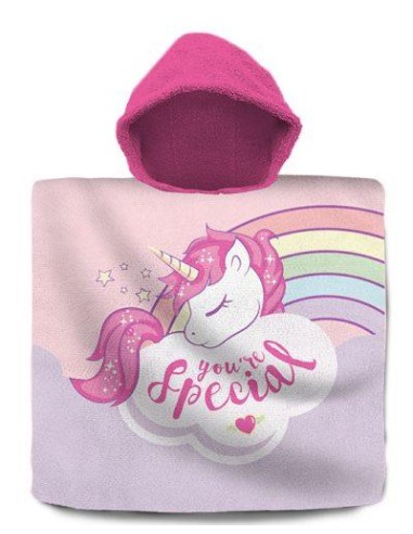 Poncho mare UNICORNO 🦄 | Diamante Rosa