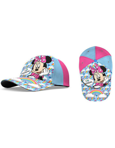 Cappellino da sole MINNIE Rainbow 2 varianti (1pz)