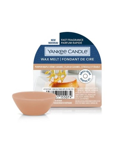 Yankee Candle PUMPKIN MAPLE CREME CARAMEL Cera da sciogliere