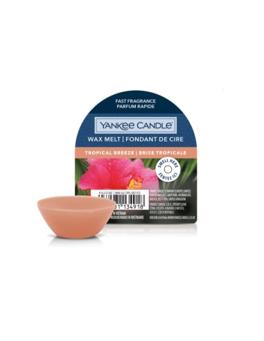 Tropical Breeze cera da fondere wax melt 22gr Yankee Candle 