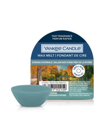 Yankee Candle EVENING RIVERWALK Cera da sciogliere 22gr Wax Melt