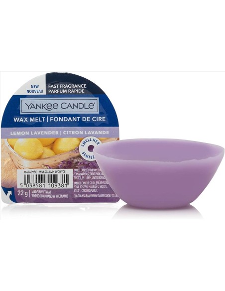 Yankee Candle LEMON LAVENDER Cera da sciogliere 22gr Wax Melt