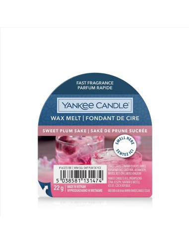 SWEET PLUME SAKE Cera da fondere - Wax Melts Yankee Candle