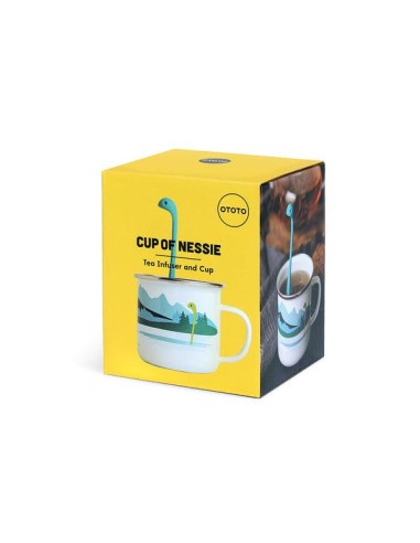 Tazza con infusore Nessie: Assapora la Leggenda 🍵🦕