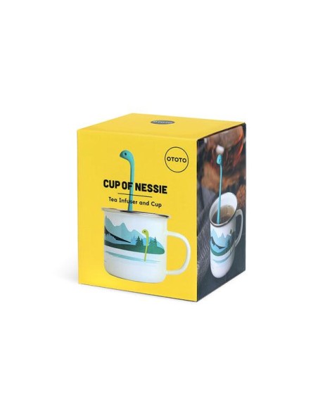 Tazza con infusore Nessie: Assapora la Leggenda 🍵🦕