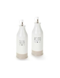 Set olio e aceto in porcellana My Home Nuvole di Stoffa | Diamante Ros