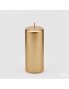 Candela Moccolo Oro h15 d 6 54  - Vendita online | Diamanterosa.it