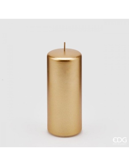 Candela Moccolo Oro h15 d 6 54  - Vendita online | Diamanterosa.it