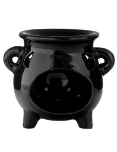 Bruciatore per essenza wax melt Calderone Nero 2