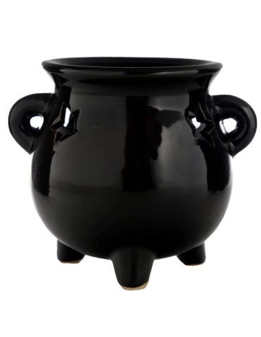 Bruciatore per essenza wax melt Calderone Nero