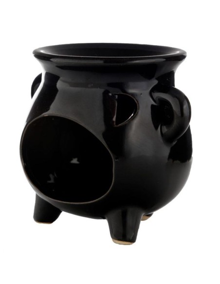 Bruciatore per essenza wax melt Calderone Nero