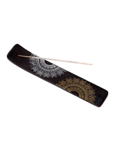 Porta incenso legno di mango - Mandala 2