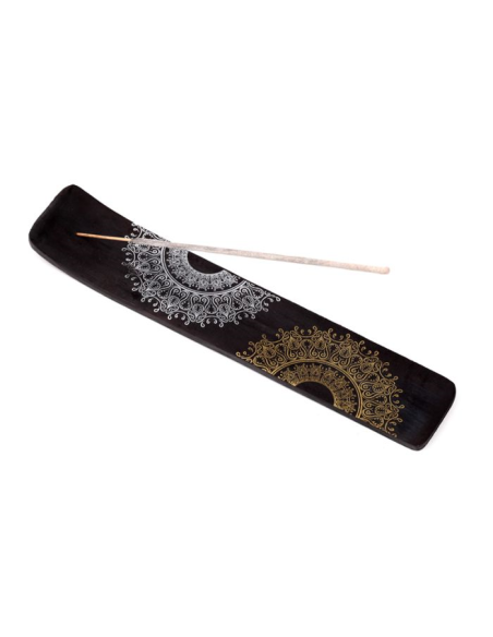 Porta incenso legno di mango - Mandala