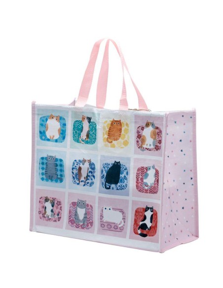 Busta shopper in RPET Gatti - Planet Cat 🌍🐱