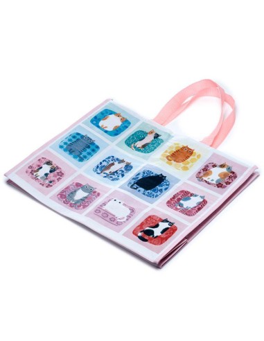 Busta shopper in RPET Gatti - Planet Cat 🌍🐱