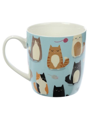 Tazza in porcellana Gatti Feline Fine