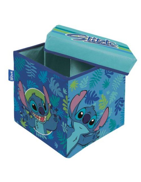 Organizza con STITCH: Pouff Contenitore per la Tua Stanza!