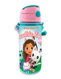 Borraccia con cannuccia 600ml GABBY'S DOLLHOUSE