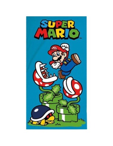 Asciugamano Telo mare 70X140cm SUPER MARIO