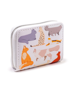 Portamonete con zip Gatti Feline Fine 2 varianti (1pz) 2
