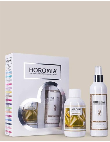 Horotwins GOLD ARGAN - Essenza bucato e Spray Horomia
