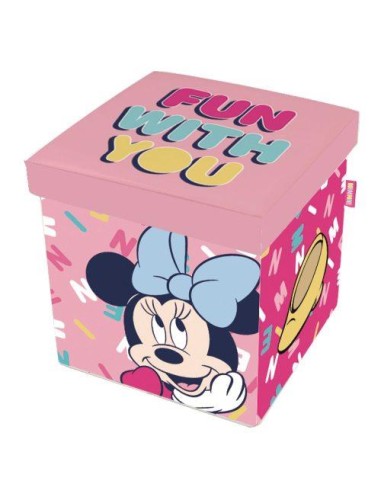 Pouff Contenitore MINNIE: Magia Disney per il Tuo Spazio ❄️