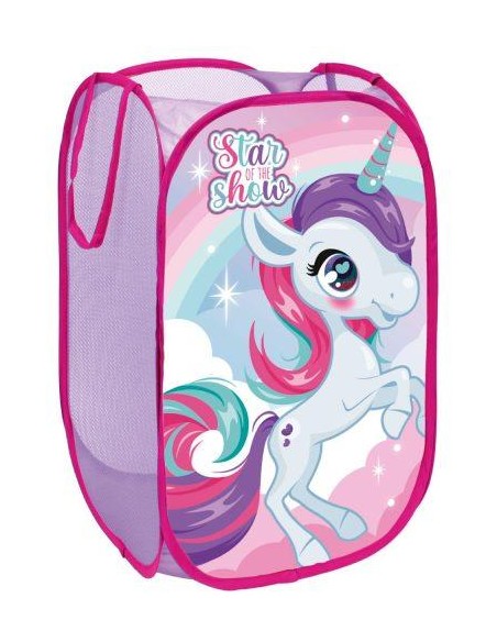 Contenitore per giochi 36x58cm UNICORNO