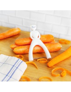 Pelaverdure Gatto Bianco: Agilità e Stile in Cucina! | Diamante Rosa 2